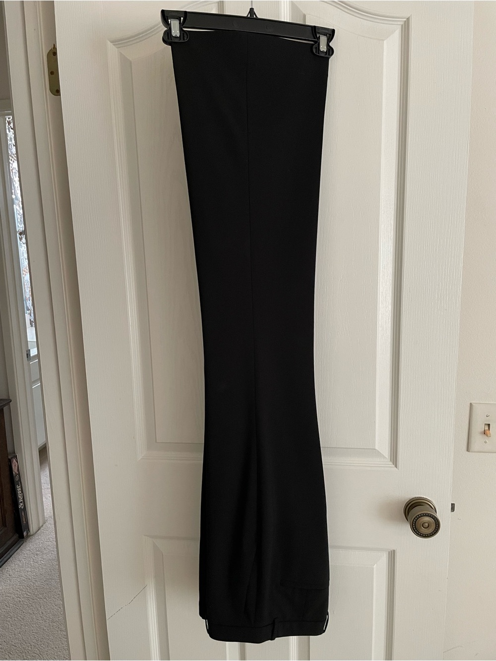 Theory Black Boot-Cut Dress Pants
